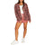 Volcom Lived in Lounge Throw Sweater - Women's Leopard
