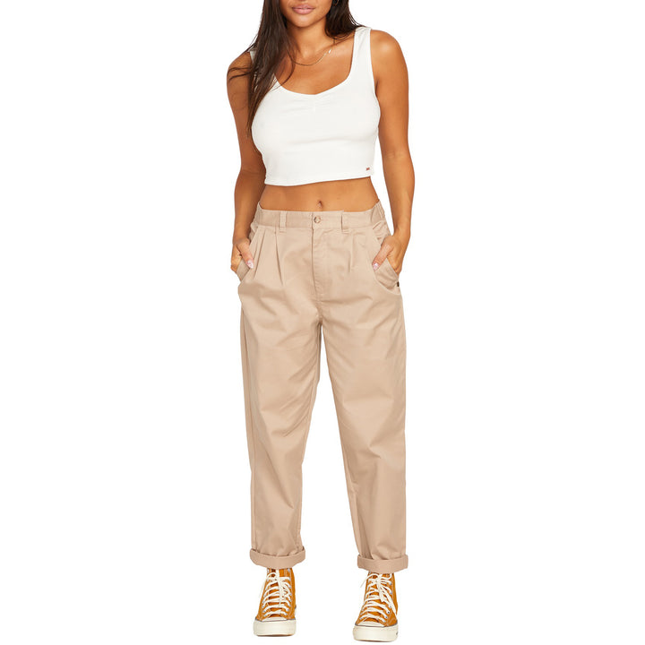 Volcom Frochickie Trouser Pants - Women's Taupe