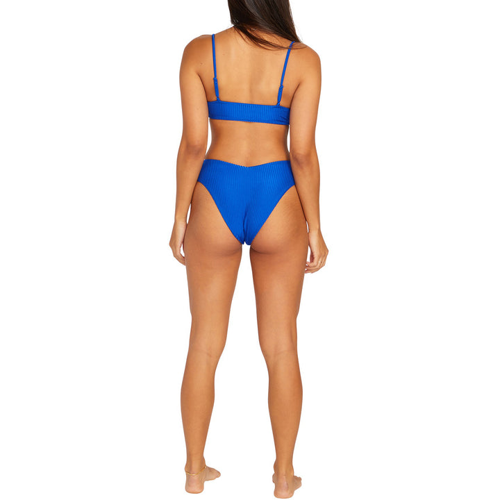 Volcom Simply Rib Retro Bikini Bottom - Women's Bold Blue