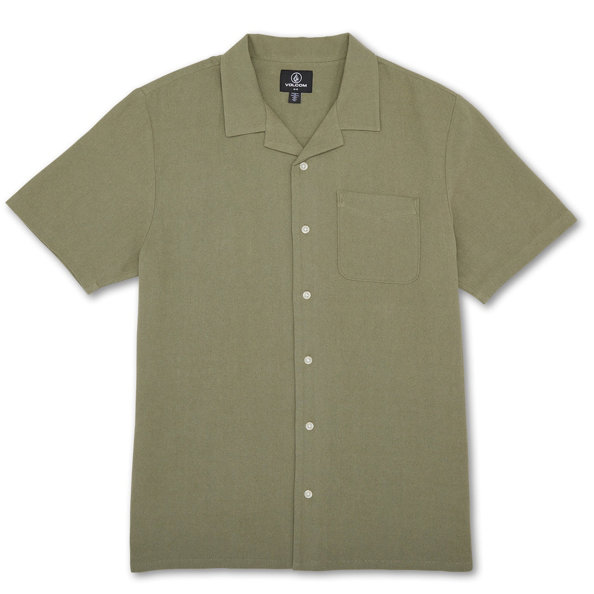 Volcom Hobarstone Short-Sleeve Shirt - Men's Army Green Combo