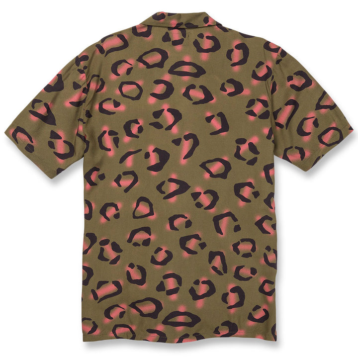 Volcom Stone Party Animals Short-Sleeve Shirt - Men's Military