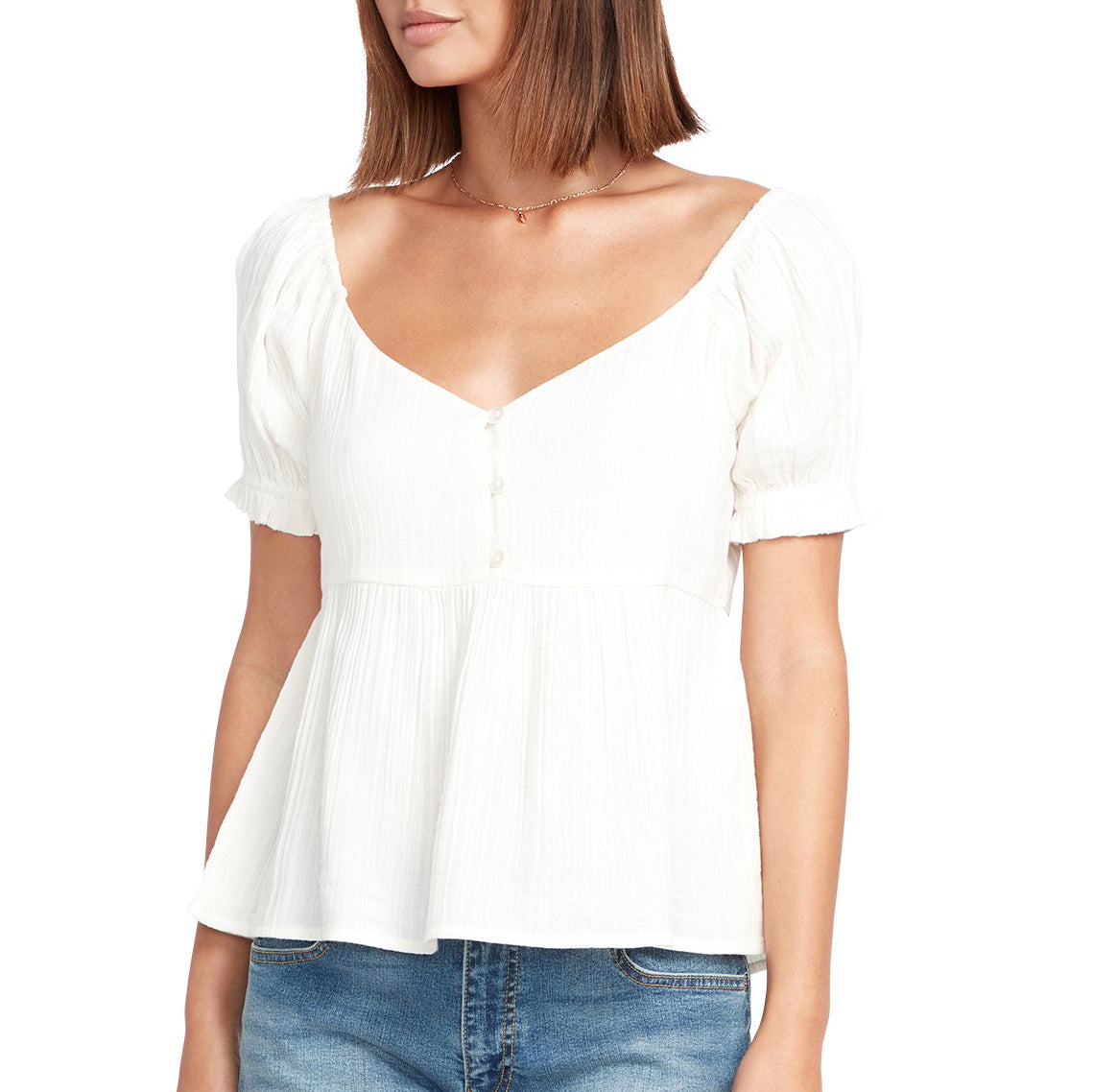 Volcom A Full Out Top - Women's Star White