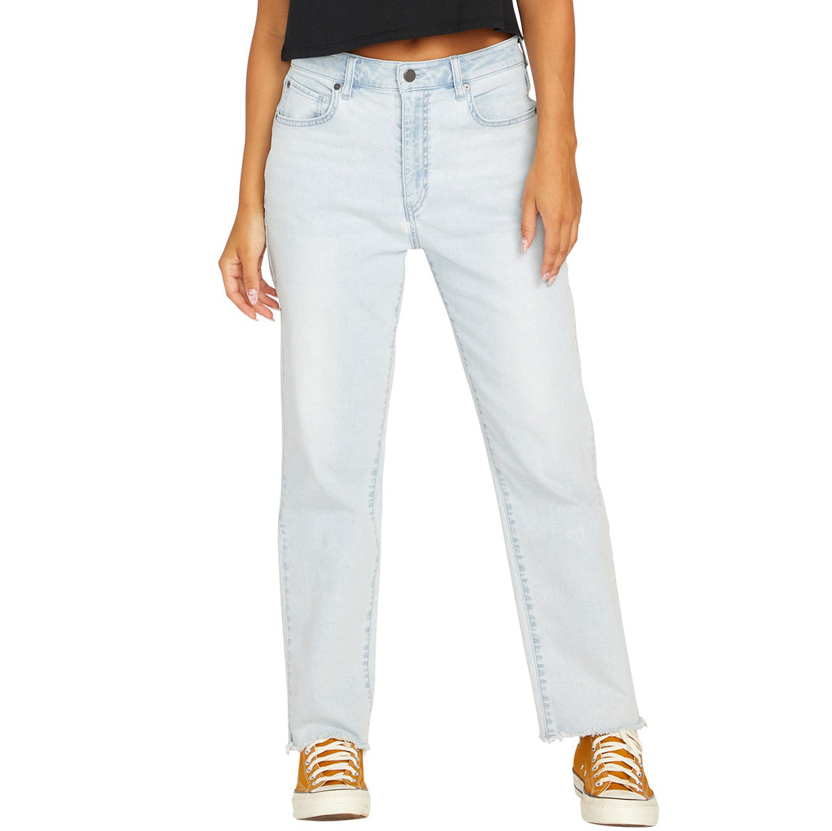 Volcom Stone Step High Rise Jeans - Women's Allover Stone Light
