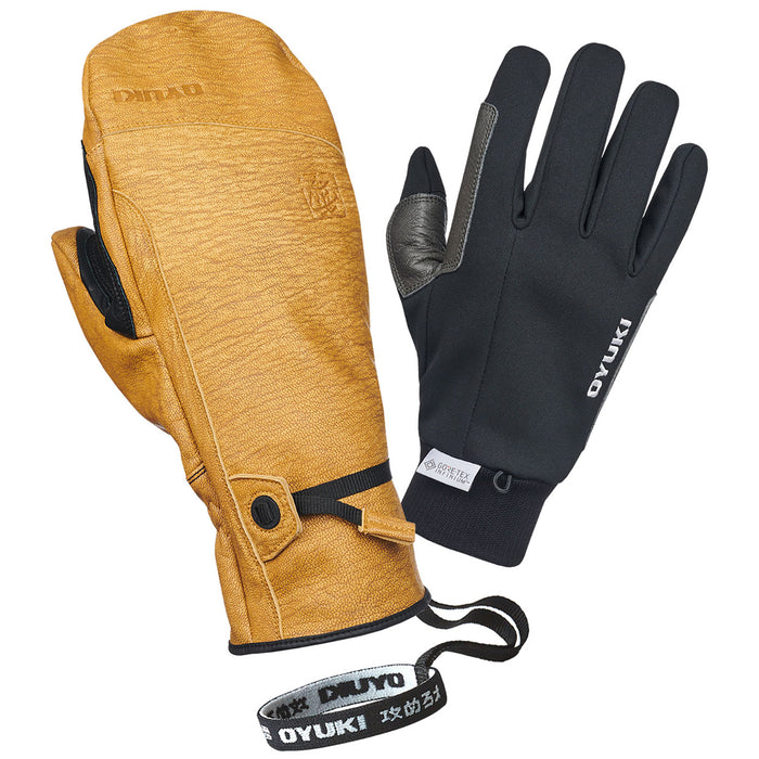 Oyuki Haika 3-in-1 Mittens Worn Sandstone