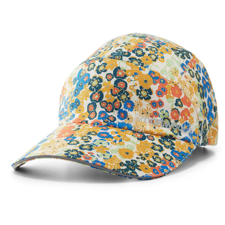 Smartwool Go Far, Feel Good Runner's Cap Almond Meadow Print