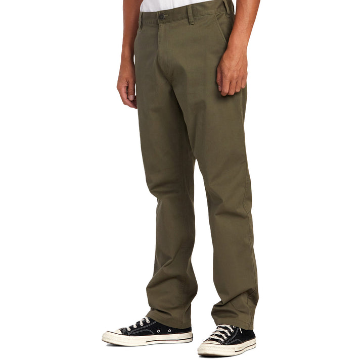 RVCA The Weekend Stretch Pants - Men's Olive