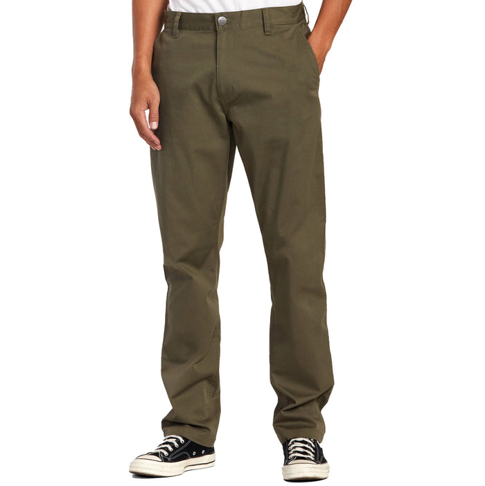 RVCA The Weekend Stretch Pants - Men's Olive