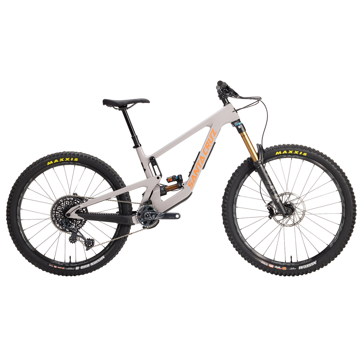 Santa Cruz Bicycles Nomad CC X01 Complete Mountain Bike 2023 Gloss Gypsum