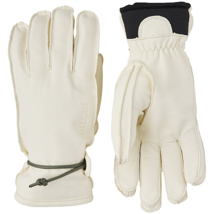 Hestra Wakayama 5-Finger Gloves Almond White/ Almond White