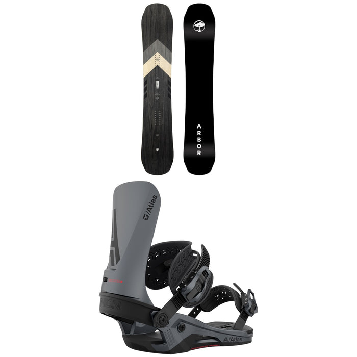 Arbor Coda Camber Snowboard + Union Atlas Snowboard Binding 2023