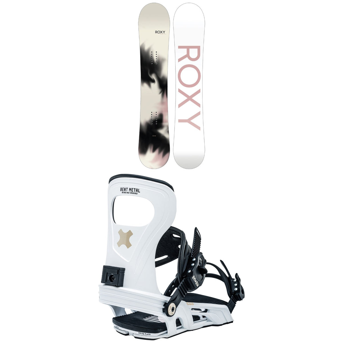 Roxy Raina LTD Snowboard + Bent Metal Metta Snowboard Bindings - Women's 2023