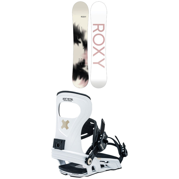 Roxy Raina LTD Snowboard + Bent Metal Metta Snowboard Bindings - Women's 2023