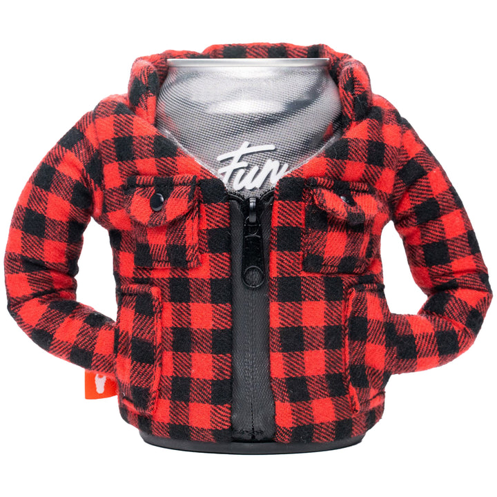 Puffin The Lumber Jack Koozie Red