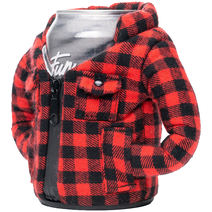 Puffin The Lumber Jack Koozie Red