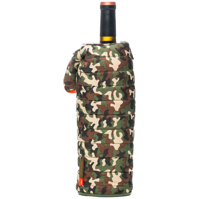Puffin The Caddy Koozie Woodsy Camo/Puffin Red