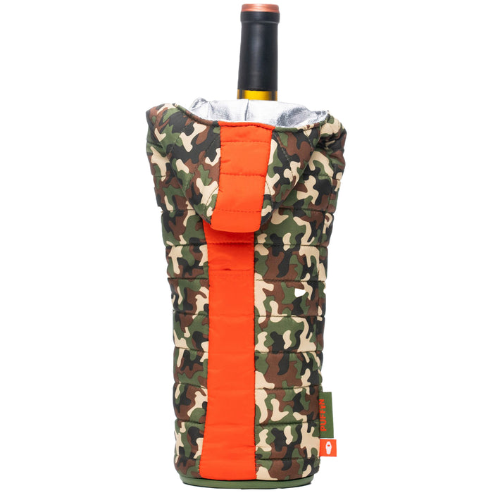 Puffin The Caddy Koozie Woodsy Camo/Puffin Red