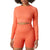 Helly Hansen Allure Seamless Crop Long-Sleeve Top - Women's Peach Echo