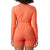 Helly Hansen Allure Seamless Crop Long-Sleeve Top - Women's Peach Echo