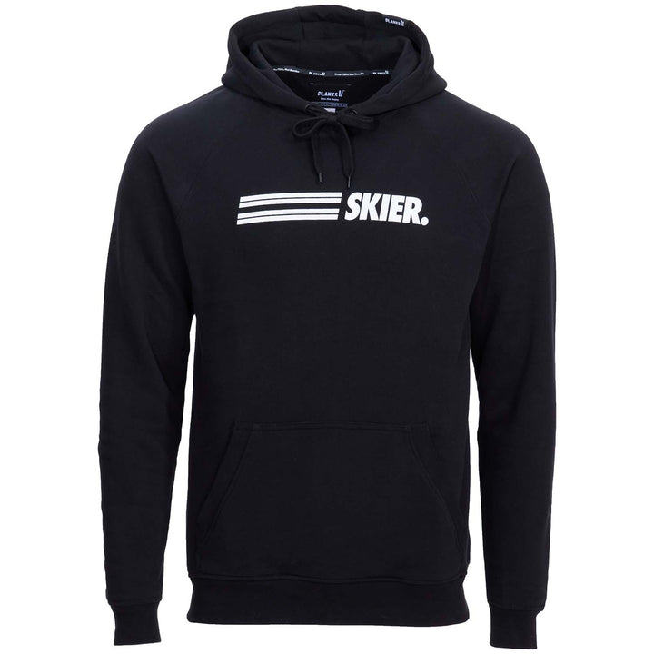 Planks Organic Raglan Hoodie - Men's Black