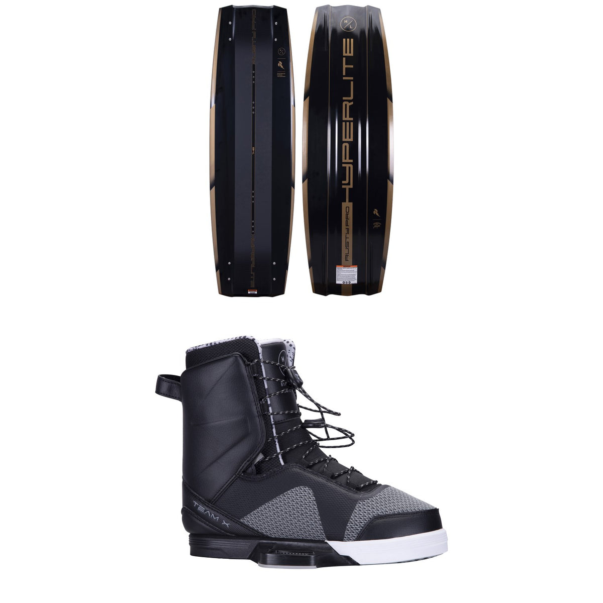 Hyperlite Rusty Pro + Team X Wakeboard Package 2023