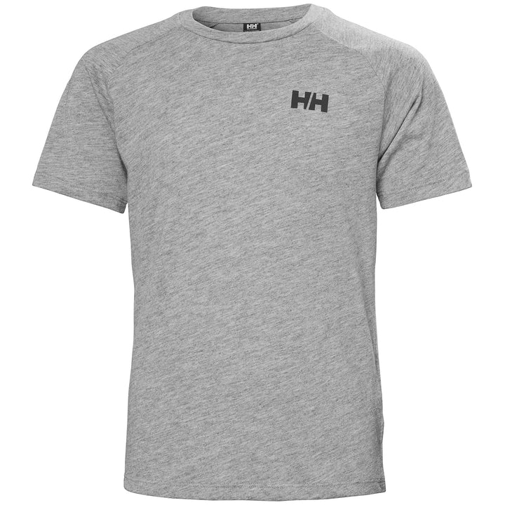 Helly Hansen Loen Tech T-Shirt - Kids' Grey Melange
