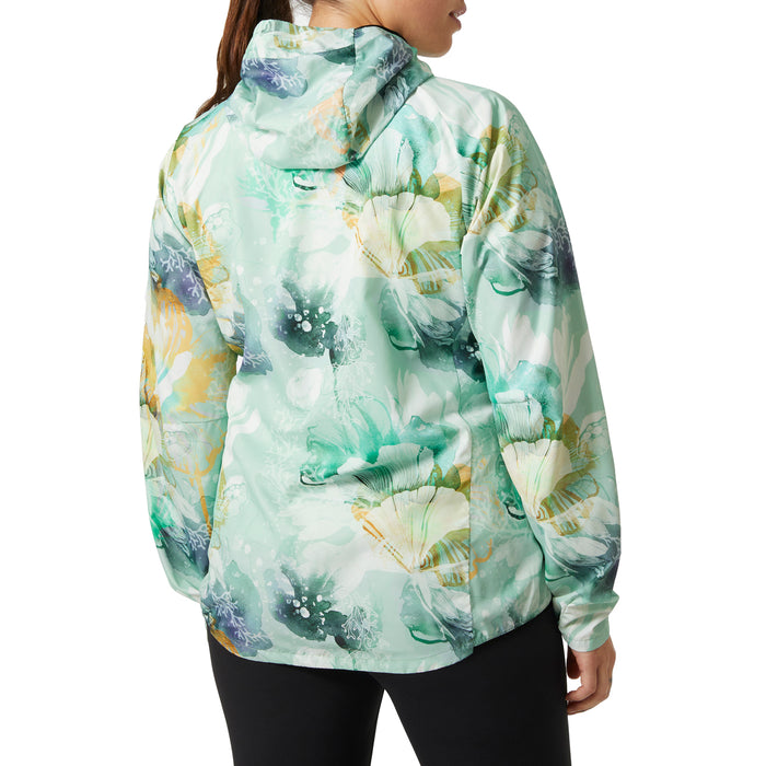 Helly Hansen Roam Print Windbreaker - Women's Jade Esra
