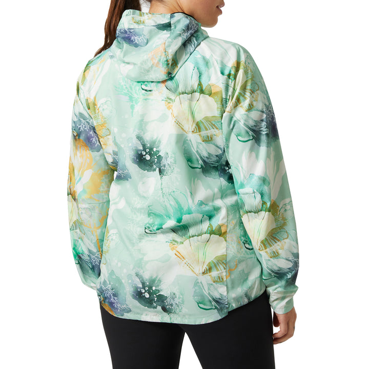 Helly Hansen Roam Print Windbreaker - Women's Jade Esra