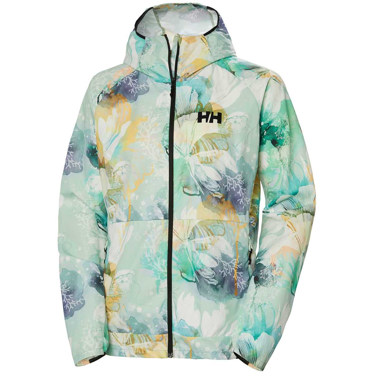 Helly Hansen Roam Print Windbreaker - Women's Jade Esra