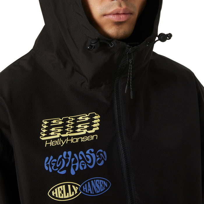 Helly Hansen Play Oversized Rain Jacket - Men's Black