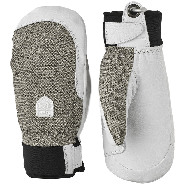 Hestra Army Leather Patrol Mittens - Women's Light Grey