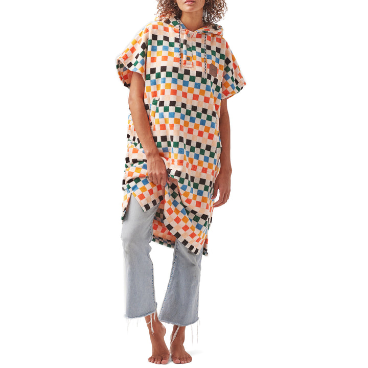 Slowtide Sundown Poncho Multi