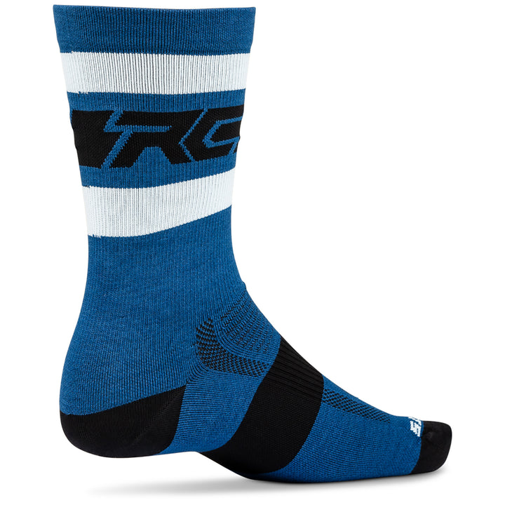Ride Concepts Fifty/Fifty Wool 8" Bike Socks Midnight Blue