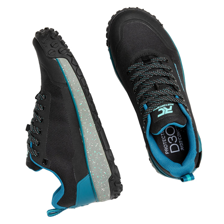Ride Concepts Flume Shoes - Women's Black/Tahoe Blue