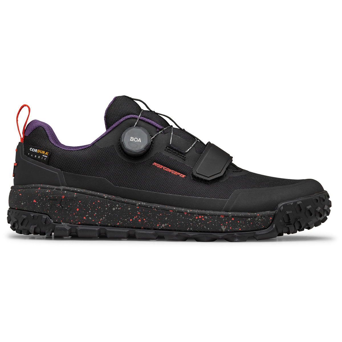 Ride Concepts Tallac Clip BOA Shoes Black/Red