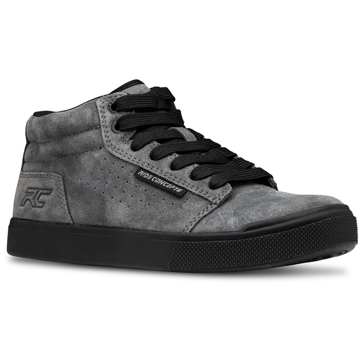 Ride Concepts Vice Mid Shoes - Kids' Charcoal/Black