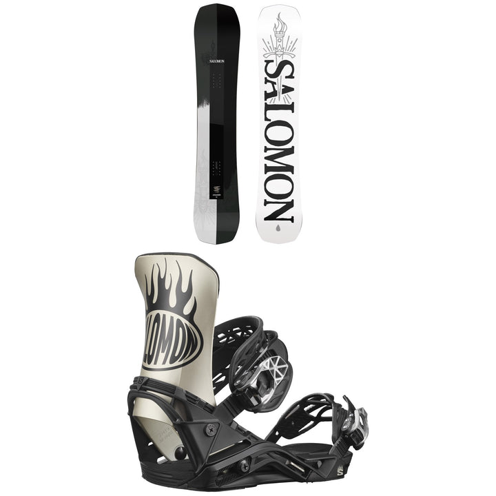 Salomon Assassin Pro Snowboard + District Pro Team Snowboard Bindings 2023