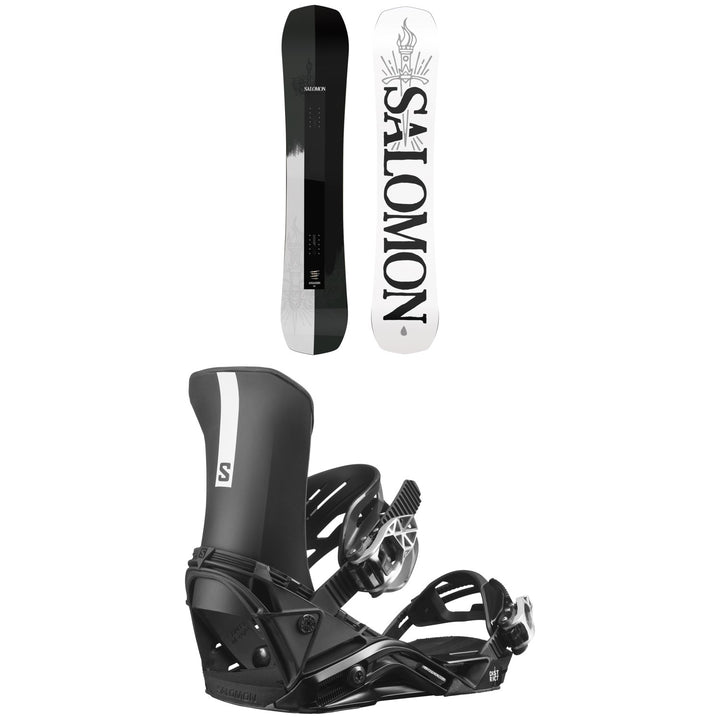 Salomon Assassin Pro Snowboard + District Snowboard Bindings 2023