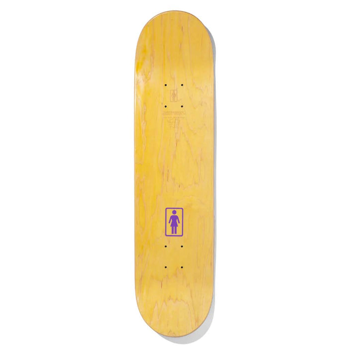 Girl Geering Flowers 8.0 Skateboard Deck