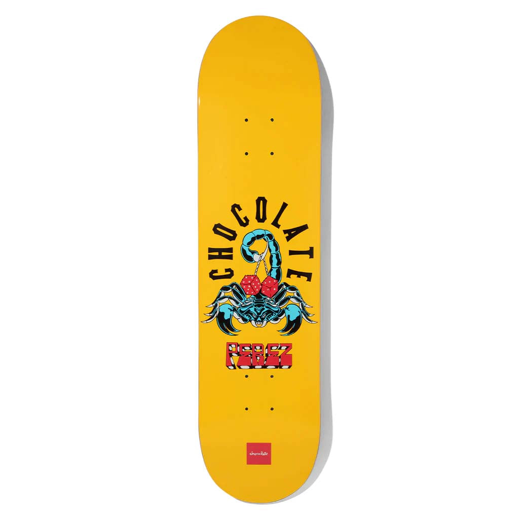 Chocolate Perez Scorpion Dice 8.4 Skateboard Deck