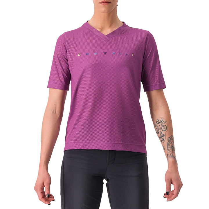 Castelli Trail Tech 2 Tee - Women's Amethyst