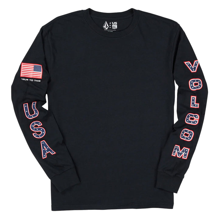 Volcom USST True To This Long Sleeve T-Shirt - Men's USST Black