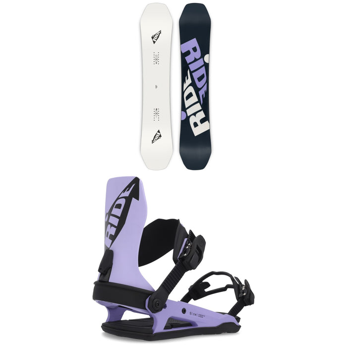 Ride Zero Snowboard + C-6 Snowboard Bindings 2023