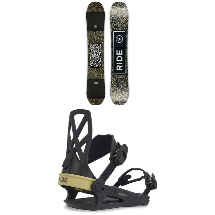 Ride Manic Snowboard + C-4 Snowboard Bindings 2023