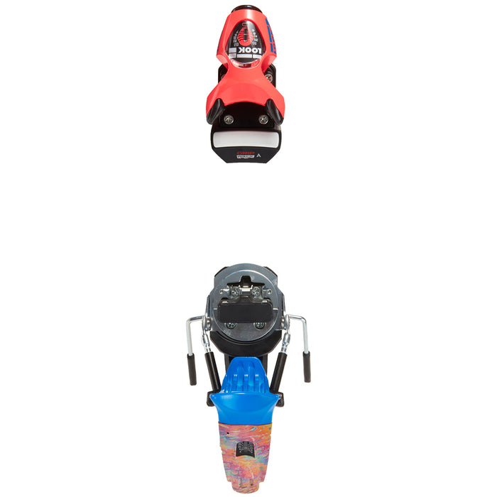 Look x evo Pivot 15 Ski Bindings 2023 Rainbow Drips