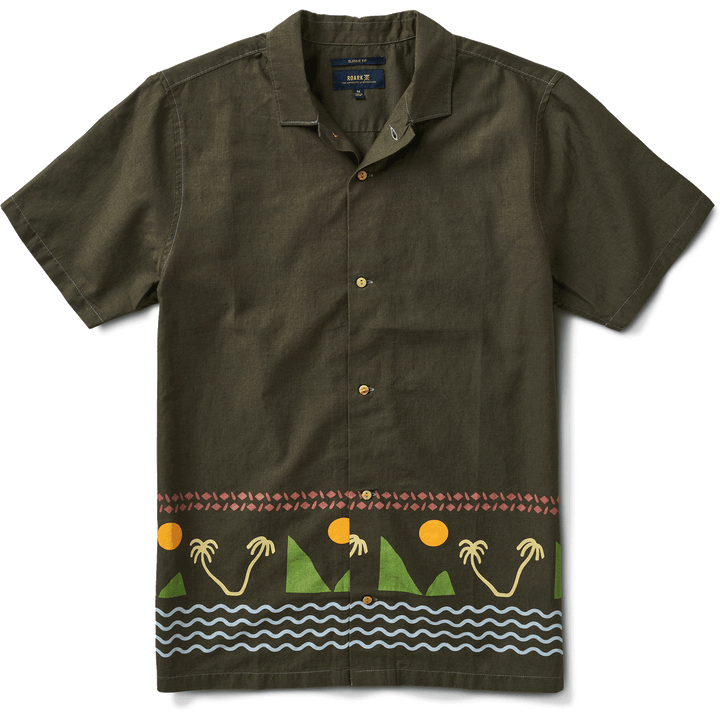 Roark Gonzo Island Time Shirt - Men's Dark Military