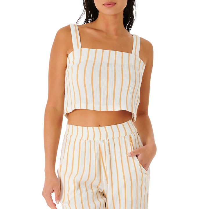 Rip Curl Premium Surf Stripe Top - Women's Gold