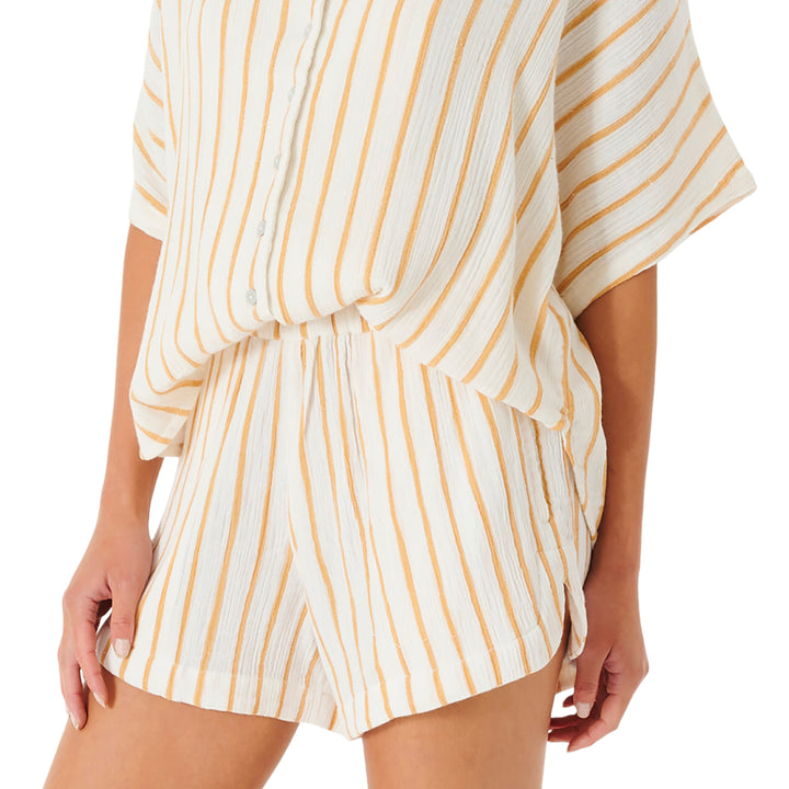 Rip Curl Premium Surf Stripe Shorts - Women's Gold
