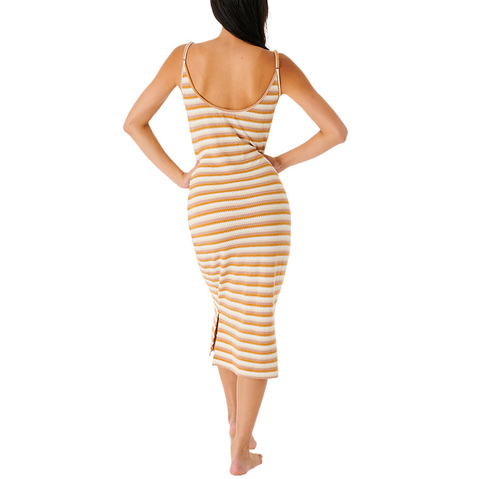 Rip Curl Bobbi Stripe Midi Dress - Women's Blush