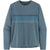 Patagonia Cap Cool Daily Graphic Long-Sleeve T-Shirt - Men's Line Logo Ridge Stripe: Light Plume Grey X-Dye