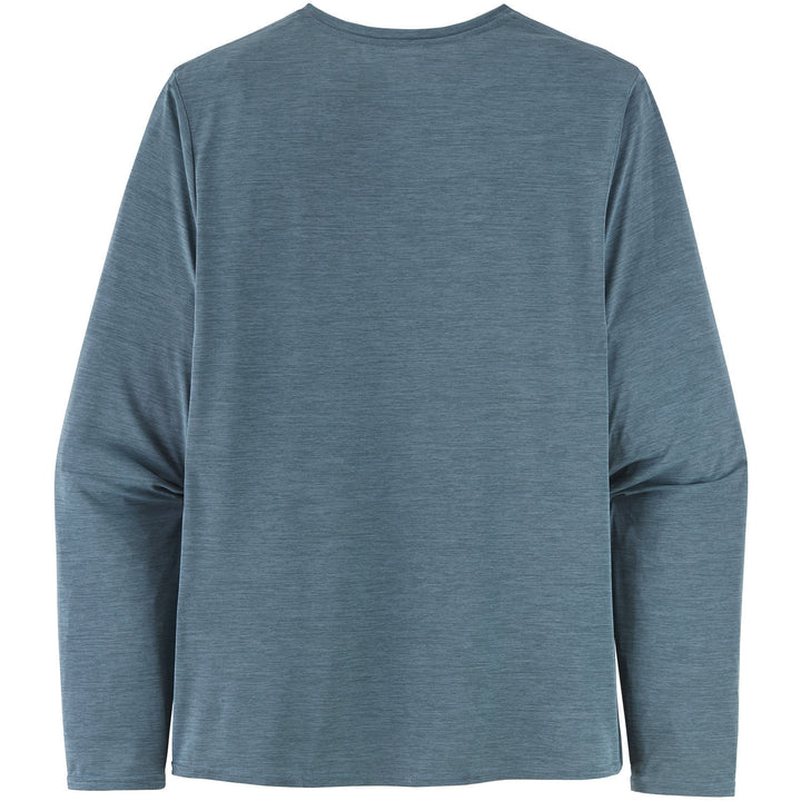 Patagonia Cap Cool Daily Graphic Long-Sleeve T-Shirt - Men's Line Logo Ridge Stripe: Light Plume Grey X-Dye